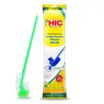 HIC Double Side Hockey Toilet Brush for all Type of Bathroms and Toilets (Standard Size,Multicolour)