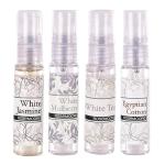 Rosemoore White Jasmine, White Mulberry, White Tea, Egyptian Cotton Pocket Car Perfume Spray (Pack Of 4)