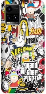 Zepboom Vivo Y21, V2149, Vivo Y33S, V2109 Multicolor Back Cover