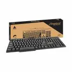 ProDot Choice QWERTY Made in India Keyboard with 104, Spill Resistant Design for Windows, Mac, PC, Laptop (Hindi Remington)