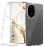 Golden Sand for Honor 200 5G Back Case Cover - Ice Crystal Hybrid Shockproof Back Cover, Transparent PC Military Grade TPU, Crystal Clear