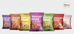 Onefield Crunchon Chana 6 Flavours All-in-One 40 g Roasted Chana (Pack of 12)