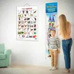 GOWOO Kannada Alphabet and PRINCESS HEIGHT CHART|Set of 2 chart|Discovering Kannada ABCs & Height Chart Combo for kids