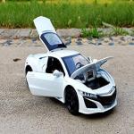 KTRS ENTERPRISE 1:32 Scale for H0nda for Acura for NSX Diecast Alloy Metal Sport Car Model Collection Pull Back Sound&Light Vehicle Alloy Diecast Model Car