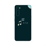 GADGETSWRAP Printed Vinyl Skin Sticker for Oneplus Nord - music equalizer