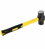 GIZMO Sledge Hammer, (1.5 lbs-2 lbs) Heavy Duty Drilling Hammer, Carbon Steel Crack Hammer with Shock Absorbent Handle for Construction, Home Improvement, Maintenance (1.5 lbs)