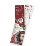 Italicare Low-Ammonia Formula Permanent Hair Colour & Conditioner Combo Pack, Glossy Finish, Hyaluronic Acid & Pomegranate Extract For Women/Men 1/0, Black + 7/72, Hazel