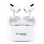 Sonilex SL-BT-210 Touch Sensor True Wireless Earbuds Bluetooth Headset (White, True Wireless)