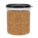 Cutting EDGE Jumbo Round 3.5 Liter (Blue, Set of 1) Modular Airtight Container for Pulses, Flour, Rice, Grocery, Snacks, Spices - Stackable, BPA Free, Food Grade, Leak Proof, Durable