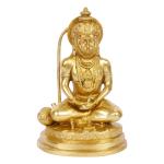 ARTVARKO Wedding And Engagement Brass Bajrang Bali Idol Murti - 7.5 inch