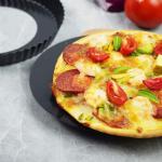 Mafahh Steel Tart Pan with Removable Bottom