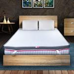 NestiN Grey Premium Memory Foam Mattress Topper Single Size-2x36x75 Inches