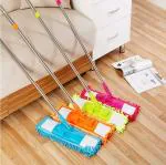 Aider Multicolor Microfiber Dry Wet 360 Degree Spin Flat Cleaning Mop with Adjustable Steel Handle