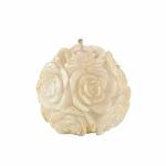 SITARA CRAFTS Rose Ball Candle 7 x 7 x 6 cm