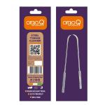 OrgaQ Organicky Natural Steel Tongue Cleaner (Scraper)(Pack of 2)