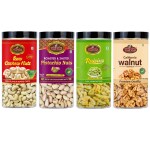 YUM YUM Dry Fruits Combo Pack 1850g (Cashew 500g,Pista 500g,Kishmish 500g,Walnut Kernels 350g)