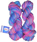 Simi Enterprise Prime Rose Wool Craze Wool, Hank Hand Knitting Wool, Art Craft Soft Fingering Crochet Hook Yarn, Needle Knitting Yarn Thread Dyed, 500 G