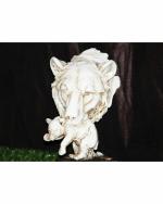 Miss Peach - Handicrafted Resin Antique Tiger Animal Showpiece For Home Decor , Diwali Gift, Best Gift for Diwali Decor, Diwali Decoration
