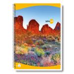 Navneet Youva| Spiral Notebook| Spiral Long Notebook with Safety lock| A4 Size 21 cm x 29.7 cm| Unruled| 172 Pages| Pack of 3