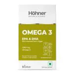 Hohner Omega 3 Veg EPA and DHA Rich Sourced from Green Algae 1000mg | 30 Veg Capsules