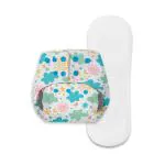 BASIC for Baby- Freesize Clouds Cloth Diapers for Day Time Use With Dry Feel Insert