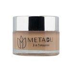 METABU Skin Natural Mousse Foundation, Matte Finish, Full Coverage, Minimizes Pores, Has SPF 25 Protection, Long Lasting Face Makeup, Golden, 15ml- Caramel 03