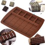 BAKEMO Mini Bar and Big Bar Dairy Milk Chocolate Mold | Silicone Fondant Molds DIY 3D Candy Bar | Ideal for Chocolate and Cake Decoration | 6 Cavity Mold 1Pcs Pack of 1