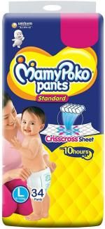 MamyPoko Pants Standard - L  (34 Pieces)
