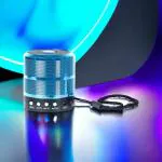 JHN SPEAKERS Bluetooth with FM Radio, USB Pen Drive Slot and Memory Card Slot, AUX Input Mode Speaker (BLUE)