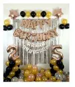Festiko 25th Birthday Party Decoration, Birthday Party Decoration, 25th Age Birthday Party Decoration, Simple Birthday Decoration At Home