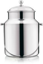 Mukti Steel Silver Steel Utility Container, 3000 ml