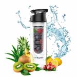 Yacht Tritan Infuser Water Bottle for Detox, Diffuser, Transparent, 800ml - Pack of 1
