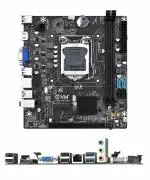 EVM Motherboard H81JEL DDR3 with NVME Slot-Socket 1150 for 4th Gen Intel Core i7/i5/i3, Supports DDR3 1066/1333 SDRAM, SATA 3Gb/s Ports, PCI Express x16 and x1 Slots