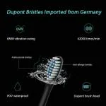 SCHOLAZS Ionic Electric Toothbrush for Adults with 2 Brush Heads & 4 Cleaning Modes| Rechargeable Electric Toothbrush