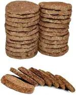 Bhuvaneshwari Handmade 100% Pure & Original Holy Gober Cow Dung Cake & Upla | for Hawan, Pujan & Religious Purpose (Round Shape) - Pack of 10