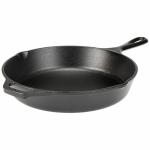 Lodge Miniature Black Skillet Frying Pan Use on Gas, Electric or Induction Stovetoptop 10.25 Cubic Inches Black