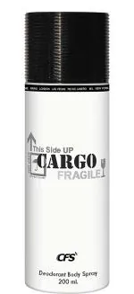 CFS Cargo White Deodorant for Unisex, 200 ml