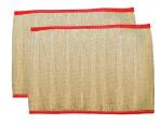 BHAKTI 2 SHAKTI MAKING WORSHIP SPECIAL Handmade kusha grass mat | Kusha Grass Pooja Aasan | Sitting Floor Mats | Kushaasan | Ecofriendly mat (2 pieces)