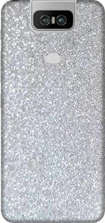 SRG INFOTECH Asus Zenfone 6 ZS630KL Mobile Skin (Silver Sparkle Gloss)