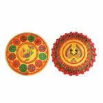 STICKER BAZAAR Golden Rangoli Sticker 13.5