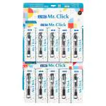 Linc Mr.Click Retractable Ball Pen, Black Ink, Pack of 10