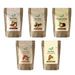 Agile Organic Classic Nut Combo - 250 gm (Macadamia Nut, Pecan Nut, Pine Nut, Hazel Nut, Brazil Nut) 50g Each Trail pack