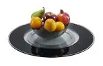Magic Cloth Electric Tandoor Black Electric Tandoor Lazy Susan Star 18 Inches With Toughened Glass