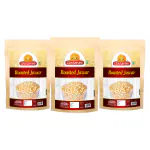 Ghotaram Kolhapur Special Salted Jowar Puffs Gluten Free, Palm Oil Free, Baked Not Fried | Jowar KURMURA MURMURA Puff Snack | Healthy Diet Snack Travel Friendly Favourite Namkeen-900g*3Pack