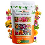 FARMGOKART Flower Seed Combo - 10 Varieties (1500 Seeds) RFLO-02