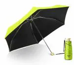 Mini Pocket Compact Sun&Rain Umbrella Lightweight Portable Small Folding Umbrella Travel Parasol with 95% UV Protection (Green)