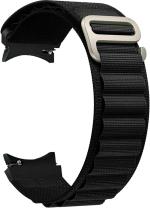 SwapME Nylon Smart Watch Straps for Samsung Galaxy Watch 4 Band 40 mm, 44 mm (Black)