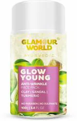 GLAMOUR WORLD Ayurvedic Glow Young Anti Wrinkle Face Pack (100 g)