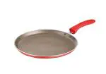 Prestige Metallic Red Aluminium Omega Gold Induction Base Non-Stick Omni Tawa - 260 mm