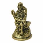 Kalarambh Brass Saibaba God Idol For Home Handicraft Art -1.2 x 0.9 x 2.1 Inch (L x W x H)